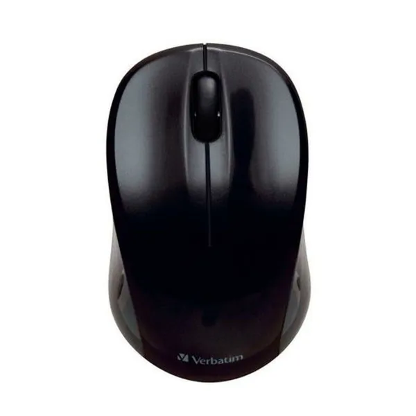 Wireless Mouse Verbatim GO NANO Black 1600 dpi (4 Units)