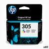 Originali rašalo kasetė HP Nº 305 Trijų spalvų (60 vnt.)