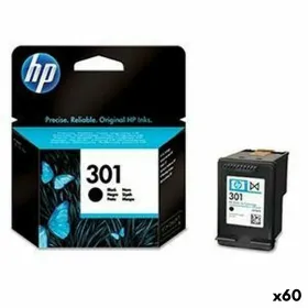 Alkunperäinen mustepatruuna HP DESKJET 1050, 2050, 2050S -Nº301- Musta (60 osaa)
