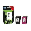 Originali rašalo kasetė HP Officejet 3830 - Nº 302 (F6U66AE + F6U65AE) Geltona (24 vnt.)