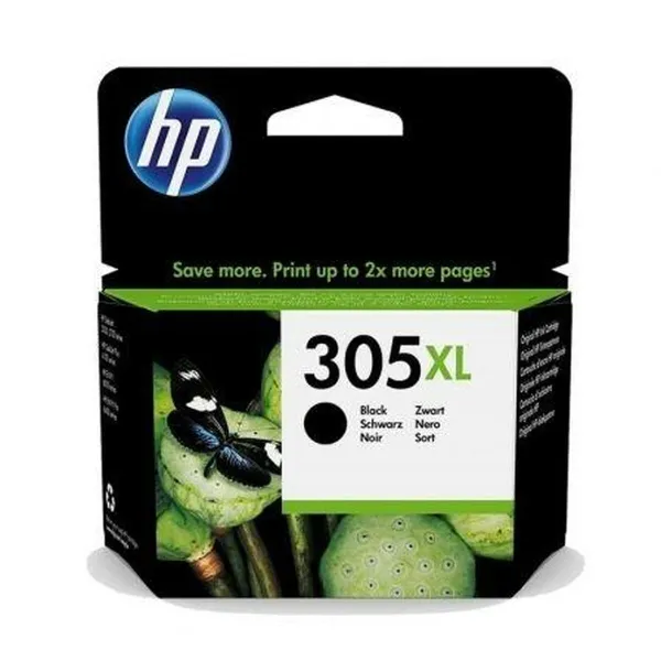 Originaalne Tindikassett HP 305XL Must (60 Ühikut)