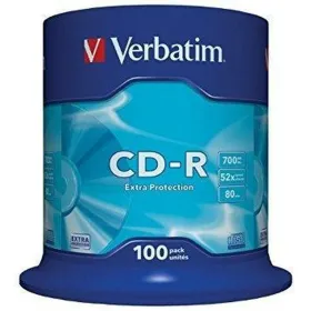 CD-R Verbatim Extra Protection 700 MB 52x 100 Tükid, osad (4 Ühikut)