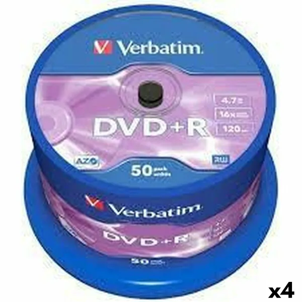 DVD+R Verbatim   4,7 GB 16x 50 Dalys (4 vnt.)