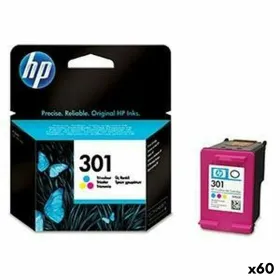 Alkunperäinen mustepatruuna HP 301 Kolmiväri (60 osaa)