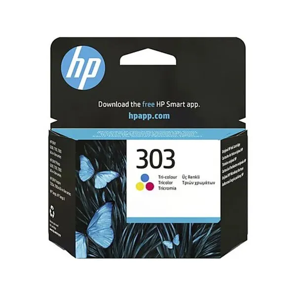 Originali rašalo kasetė HP Nº 303 Trijų spalvų (60 vnt.)