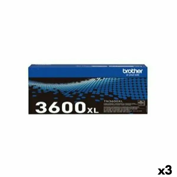 Originalus rašalas Brother HLL5210DN, 5210DW, 5215DN, 6210DW, 6410DN, DCPL551 Juoda (3 vnt.)