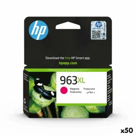 Alkunperäinen mustepatruuna HP OfficeJet Pro 9010,9012,9014,9015,9016,9019,9020,9022,9025 - Nº 963XL Magenta (50 osaa)