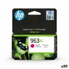 Alkunperäinen mustepatruuna HP OfficeJet Pro 9010,9012,9014,9015,9016,9019,9020,9022,9025 - Nº 963XL Magenta (50 osaa)