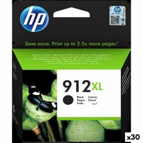 Alkunperäinen mustepatruuna HP 912XL Musta (30 osaa)