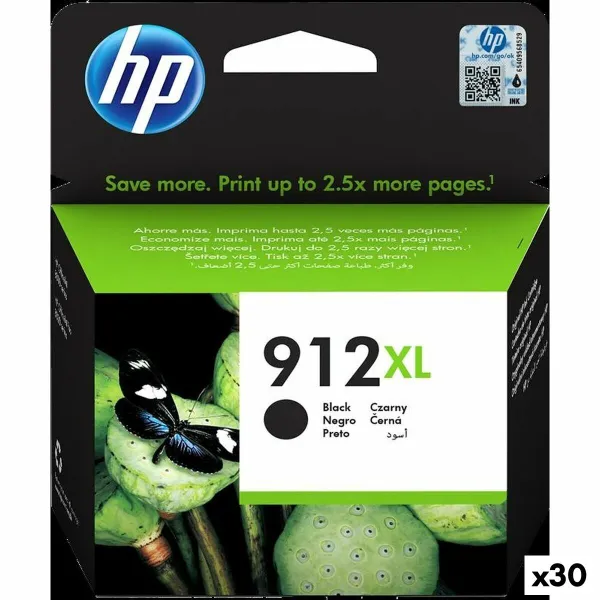 Oriģinālais Tintes Kārtridžs HP 912XL Melns (30 gb.)
