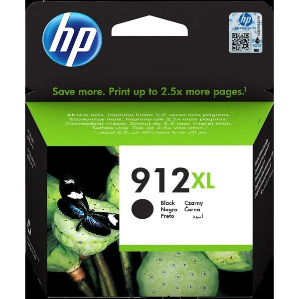 Oriģinālais Tintes Kārtridžs HP 912XL Melns (30 gb.)