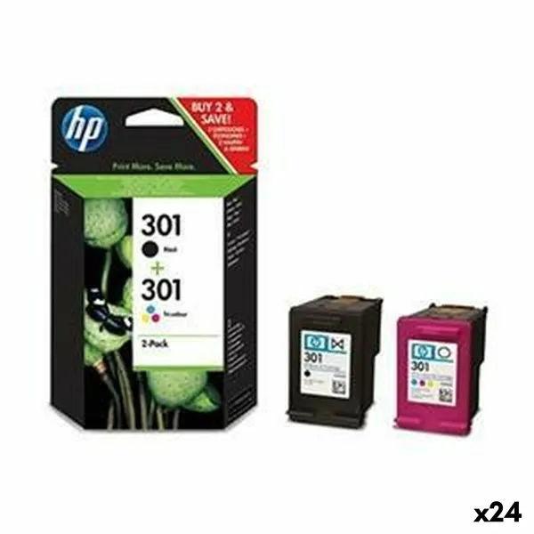 Картридж с оригинальными чернилами HP 301 Жёлтый (24 штук)