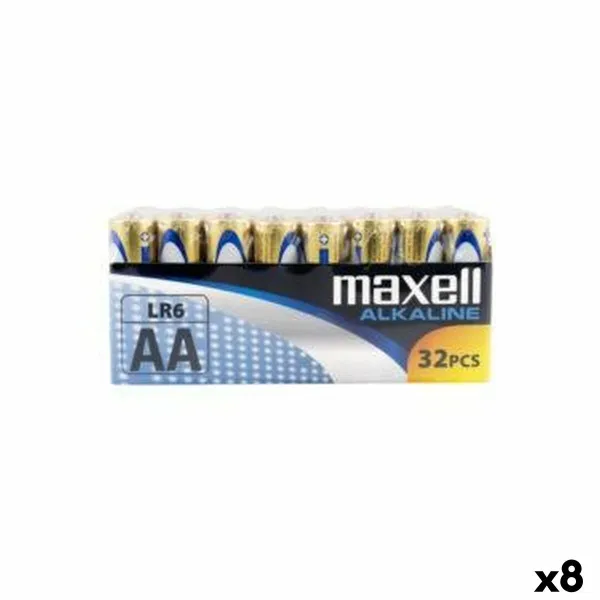 Šarminės baterijos Maxell LR06 1,5 V (32 Dalys) (8 vnt.)