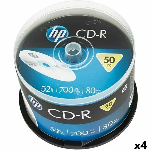 CD-R HP 700 MB 52x (4 osaa)