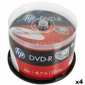 DVD-R HP 4,7 GB 16x 50 Tükid, osad (4 Ühikut)