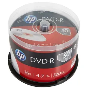 DVD-R HP 4,7 GB 16x 50 Tükid, osad (4 Ühikut)