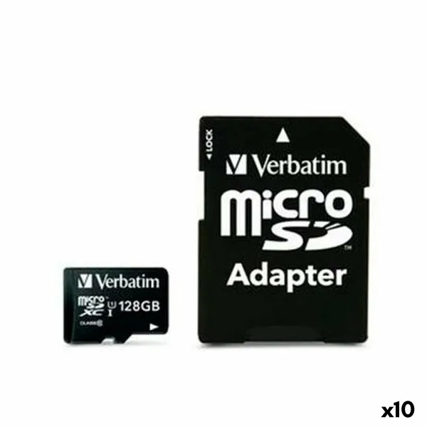 SDHC Mälukaart Verbatim 128 GB (10 Ühikut)