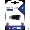 USB Zibatmiņa Verbatim STORE´N´CLICK Melns 32 GB (10 gb.)