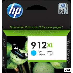 Alkunperäinen mustepatruuna HP 912XL Syaani (60 osaa)