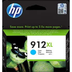 Alkunperäinen mustepatruuna HP 912XL Syaani (60 osaa)