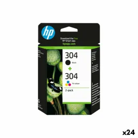 Alkunperäinen mustepatruuna HP Nº304 Keltainen (24 osaa)