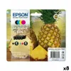 Originali rašalo kasetė Epson XP-2200 WF-2910DWF Juoda / žydra / rausvai raudona / geltona (8 vnt.)