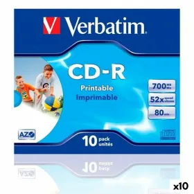 CD-R Verbatim CD-R AZO 700 MB 52x 10 Tükid, osad (10 Ühikut)