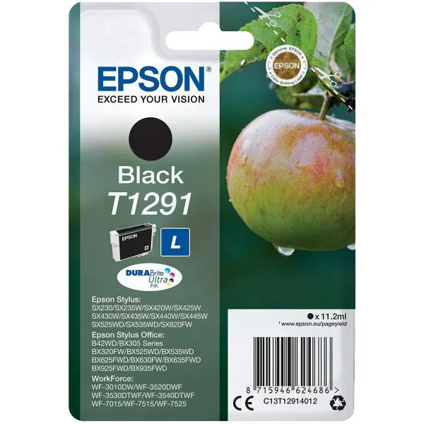 Картридж с оригинальными чернилами Epson SX 235W/420W/425W/BX305F/320FW Чёрный (10 штук)