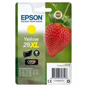 Alkunperäinen mustepatruuna Epson XP 235 332 335 432 435 - Nº 29 XL Keltainen (10 osaa)