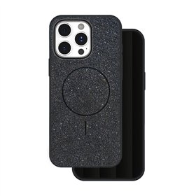 Glitter Thin Mag case for iPhone 15 Pro 6,1&quot black