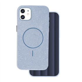 Glitter Thin Mag case for iPhone 11 blue