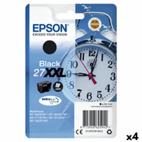 Alkunperäinen mustepatruuna Epson WF-3000 7000 - Nº27XXL Musta (4 osaa)
