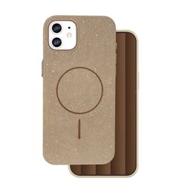 Glitter Thin Mag case for iPhone 12 / 12 Pro 6,1&quot brown