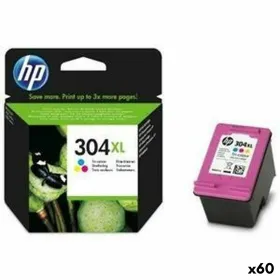 Alkunperäinen mustepatruuna HP Nº304XL Kolmiväri (60 osaa)