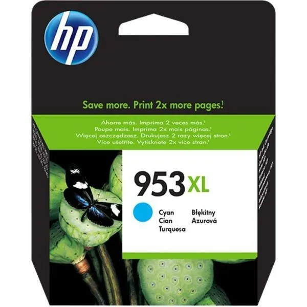 Originali rašalo kasetė HP 953XL Ciano (50 vnt.)