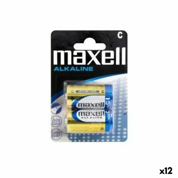 Šarminės baterijos Maxell LR14 (12 vnt.)