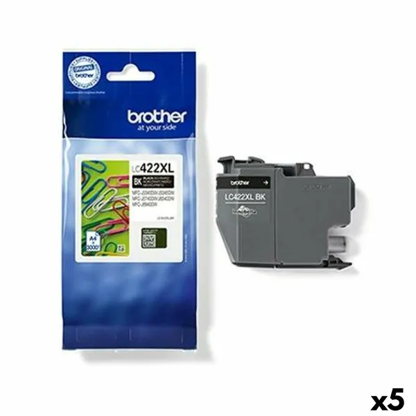 Originali rašalo kasetė Brother MFCJ5340DW MFCJ5740DW MFCJ6540DW MFCJ6940DW Juoda (5 vnt.)