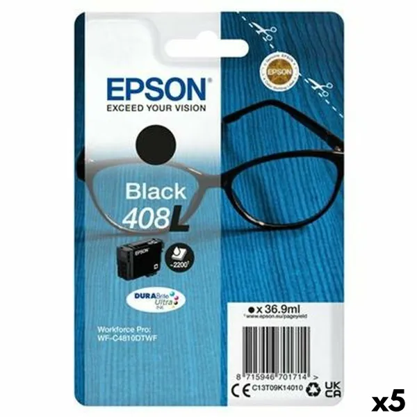 Originali rašalo kasetė Epson WF-C4810DTWF Juoda (5 vnt.)