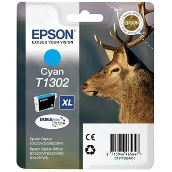 Originali rašalo kasetė Epson BX320FW Ciano (8 vnt.)