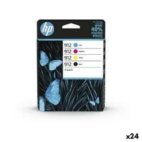 Alkunperäinen mustepatruuna HP Keltainen Sininen Musta Magenta (24 osaa)