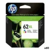 Alkunperäinen mustepatruuna HP Nº 62 XL Kolmiväri (60 osaa)