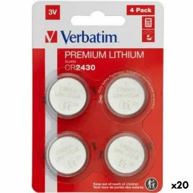 Liitium Nööppatareid Verbatim 3 V CR2430 4 Tükid, osad (20 Ühikut)