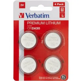 Liitium Nööppatareid Verbatim 3 V CR2430 4 Tükid, osad (20 Ühikut)