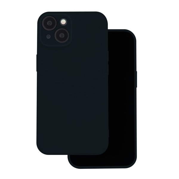 Silicon Box case for iPhone 15 6,1&quot black