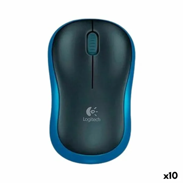 Bezvadu Pele Logitech M185 Zils 1000 dpi (10 gb.)