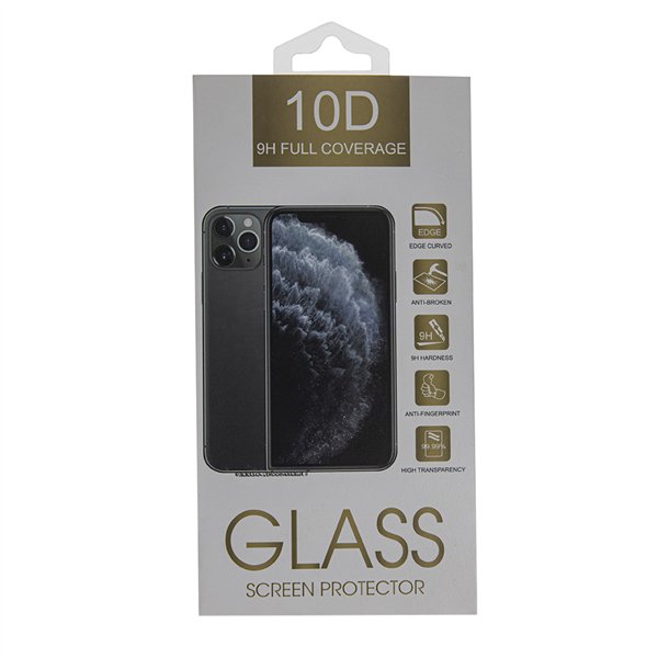 Tempered glass 10D for Samsung Galaxy S25 Edge black frame