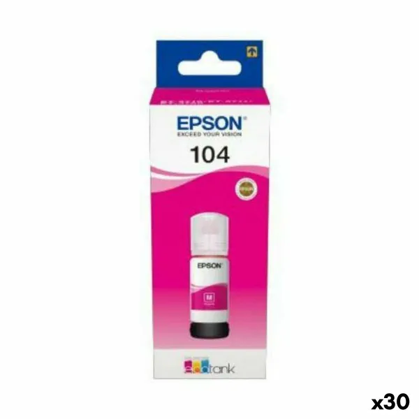 Uzpildīšanas tinte Epson Nº 104 Fuksīns