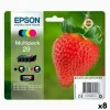 Originali rašalo kasetė Epson XP 235 332 335 432 435 Juoda / žydra / rausvai raudona / geltona 4 Dalys (8 vnt.)