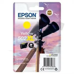 Alkunperäinen mustepatruuna Epson XP-5100 5105 WF2860DWF 2865DWF Nº 502XL Keltainen (10 osaa)