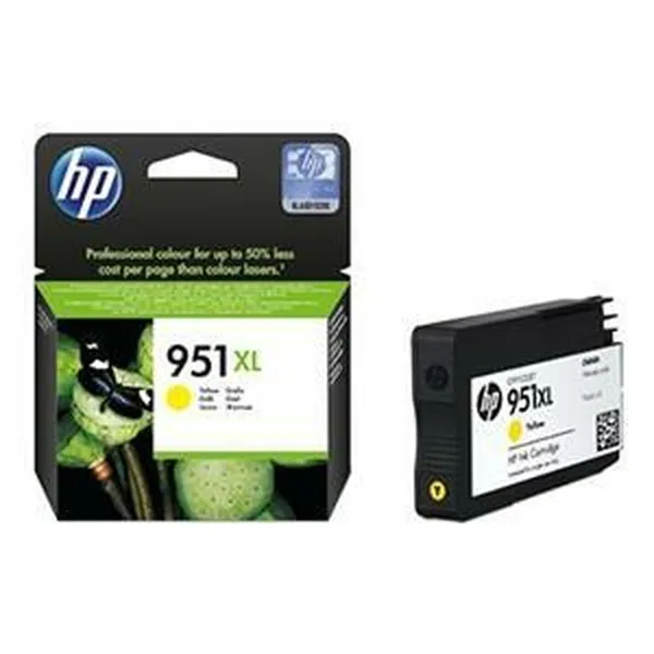 Alkunperäinen mustepatruuna HP 951 XL Keltainen (50 osaa)